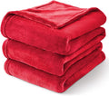 BEDELITE Fleece Blanket Soft Plush Full Bed Blanket Red 84"x90" | Ultra Soft by BEDELITE