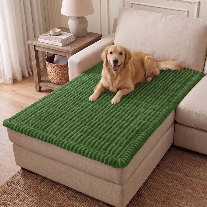 Couch Cover for Dogs, Washable Non Slip Plush Flannel Sofa Protector | Thick by hyha