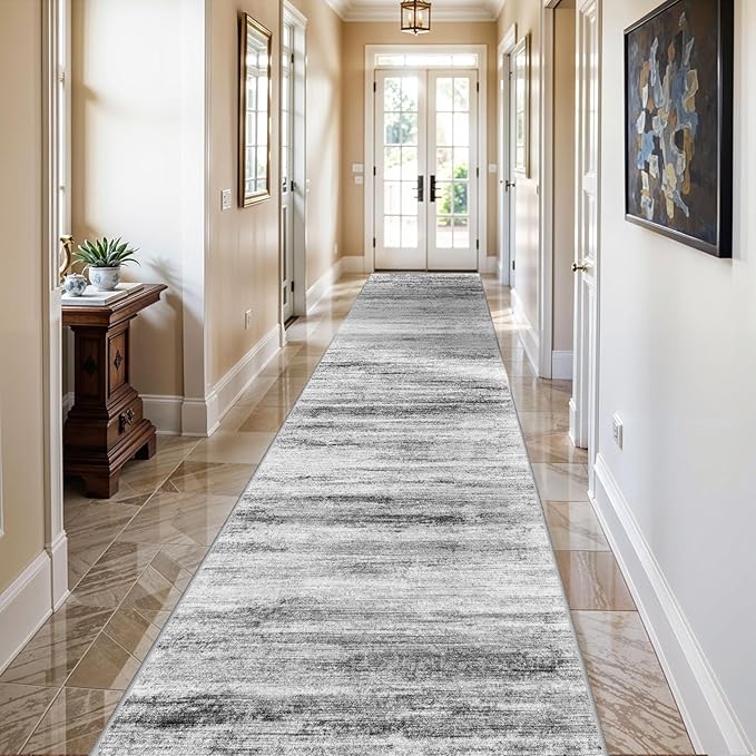 Washable Hallway Runner Rug for Home: Extra Long Runners for Entryway Living by WIEVEDENS