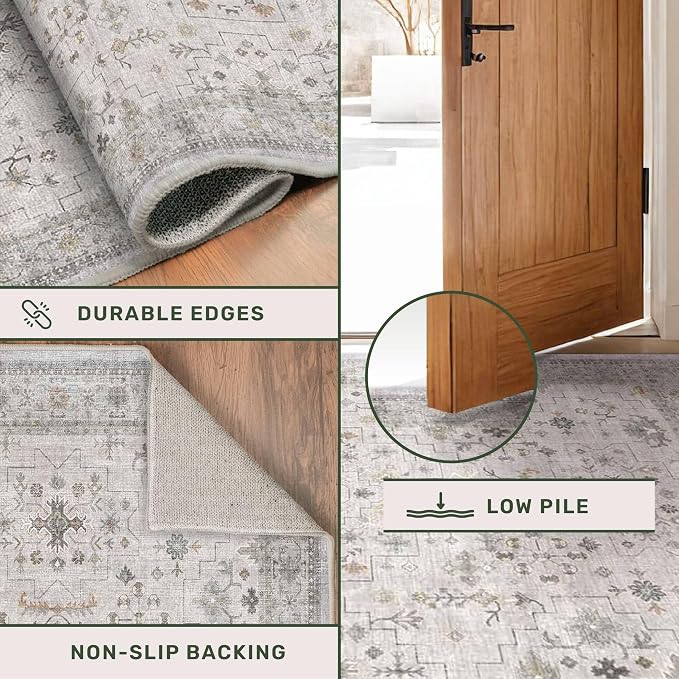 Boho Large Living Room Rug 8x12 - Image 5