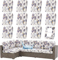Waterproof Outdoor Cushion Covers, Stretch Patio Slipcovers | UV Resistant by hyha
