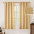 Light Filtering Faux Linen Curtains by LAMIT