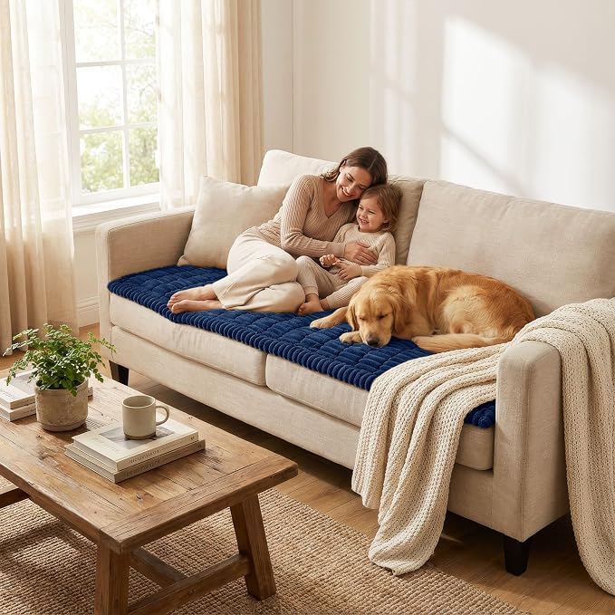 Smiry Couch Cover for Dogs, Non Slip Washable Sofa Protector for Pets | Soft - Image 6