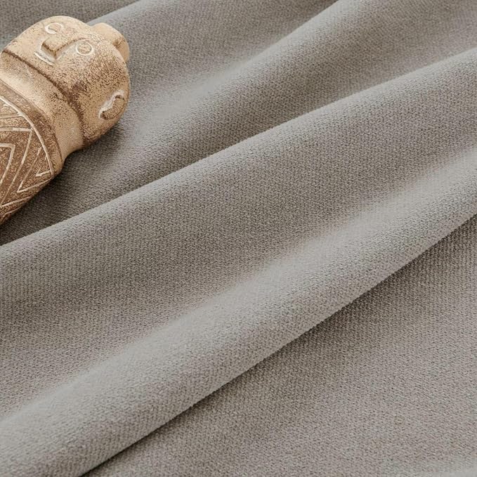 Joydeco Linen Curtains 90 Inch Length, Light Filtering Curtains - Image 3