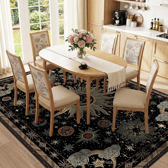 Vacuum-Friendly, 9x12 Washable Area Rug - Image 2