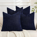 Set of 4 Soft Textured Decorative Throw Pillow Covers 16x16 Inch Cozy Farmhouse by Cozoomy