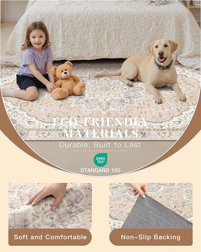 Madane Washable Runner Rug 2x6 Runners - Image 6