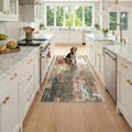 RELEANY Washable Runner 3'x6' Abstract Area Rug by RELEANY