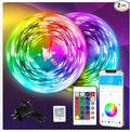 DAYBETTER LED Strip Lights 130ft Lights Strip for Bedroom, Desk, Indoor Room Bedroom Brithday Gifts RGB Decor with Remote and 24V Power Supply