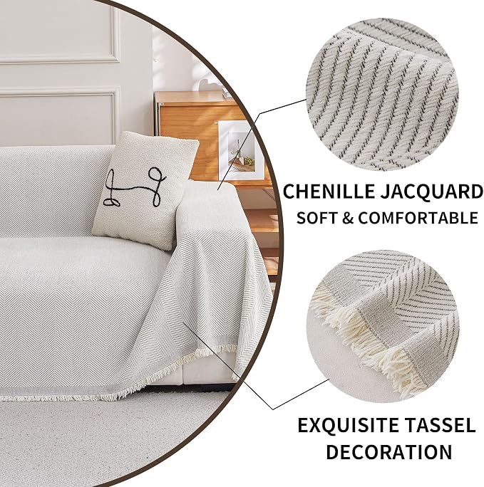 HAOMAIJIA Non Slip Couch Cover Sofa Covers - Image 8