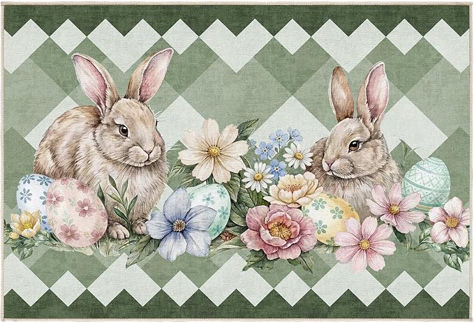 cotiled Area Rug for Living Room, Washable Non-Slip Large Area Rug, Indoor - Image 10