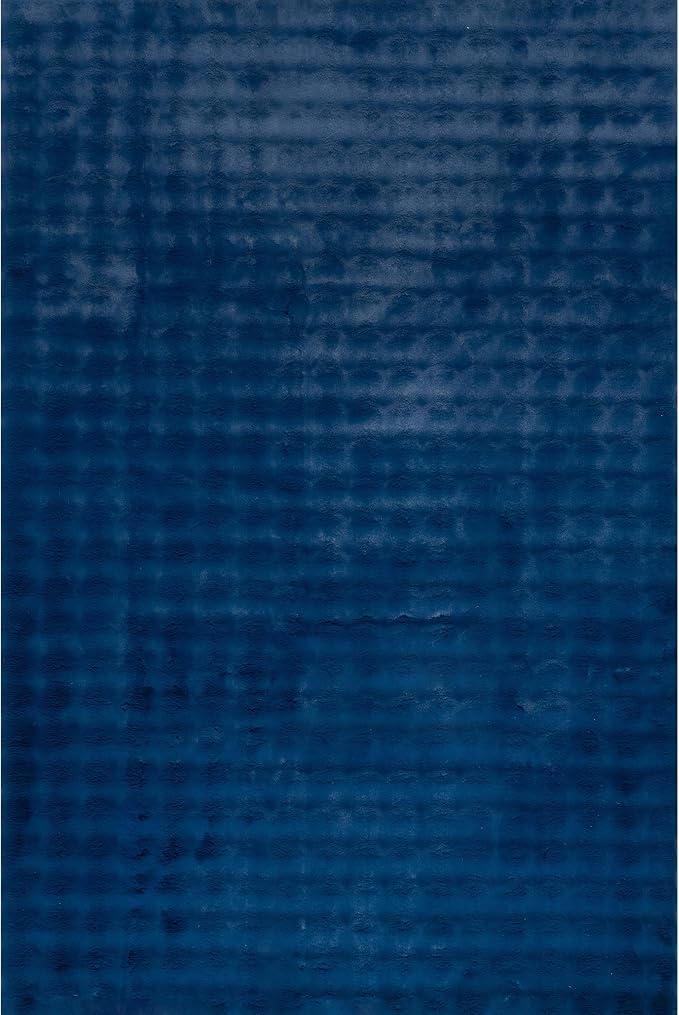 nuLOOM Jeni Navy Checkered Washable Runner Rug - Image 4