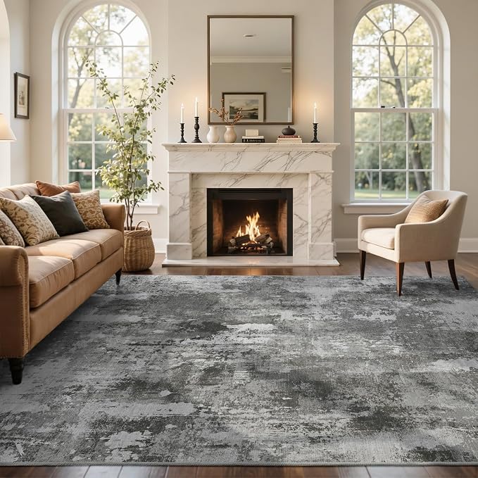 8x10 Ft Large Area Rugs for Living Room, Soft Non-Slip Washable Rugs Modern - Image 2