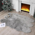 linmopm Faux Fur Sheepskin Rug, 4x6 ft | Shag Fluffy Fuzzy, High-Density Cushion by Limopmfauxfurproducts