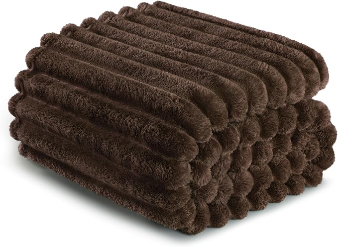 Exclusivo Mezcla Striped Queen Size Fleece Blanket - Image 8