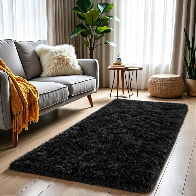 LOCHAS 2x8 Runner Rugs for Hallway, Fluffy Area Rugs for Bedroom - Image 2