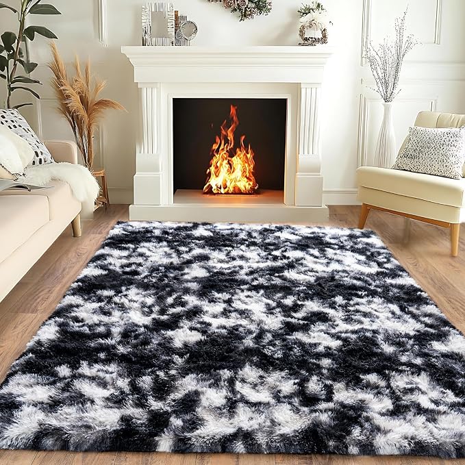 Pionblank Fluffy Area Rug for Bedroom 4x6, Indoor Plush Carpet, Cute Comfy - Image 8