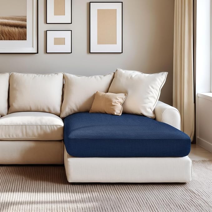Hokway Stretch Chaise Cover Individual Couch Cushion Slipcovers Reversible - Image 8