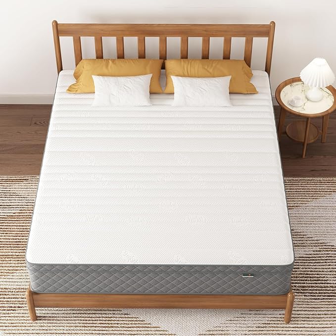 PurrJoys Twin Mattress, 12 Inch Hybrid Twin Size Mattress with Cooling Gel Memory Foam and Pocket Springs, CertiPUR-US Certified, Medium Firm