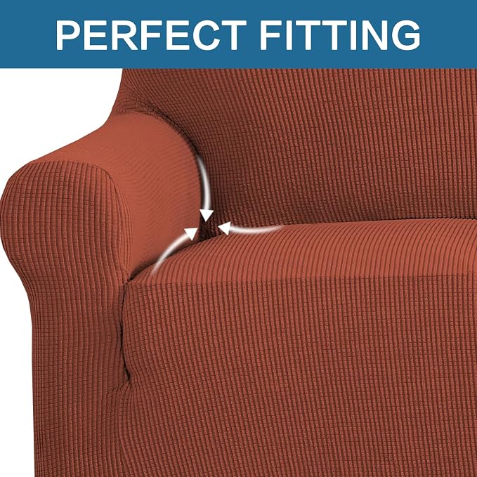 H.VERSAILTEX Stretch Armchair Slipcover Couch Cover Furniture Protector High - Image 4