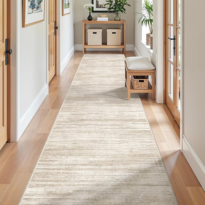 2x10 Runner Rug Non Slip, Washable Hallway Runner Rug, Laundry Room, Soft by Restydon