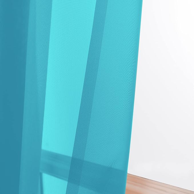 Marine Sheer Curtains 96 Inch Length, Elegant Sheer Curtains - Image 3