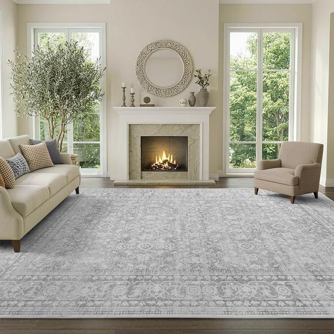 6x9 Ft Large Area Rugs for Living Room, Soft Non-Slip Machine Washable Rug - Image 2