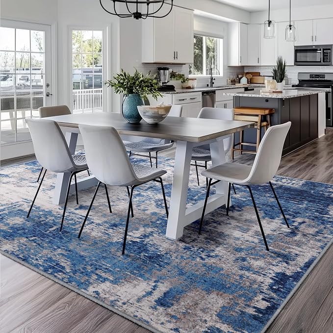 RELEANY Washable Square 8'x8' Area Rug - Image 9