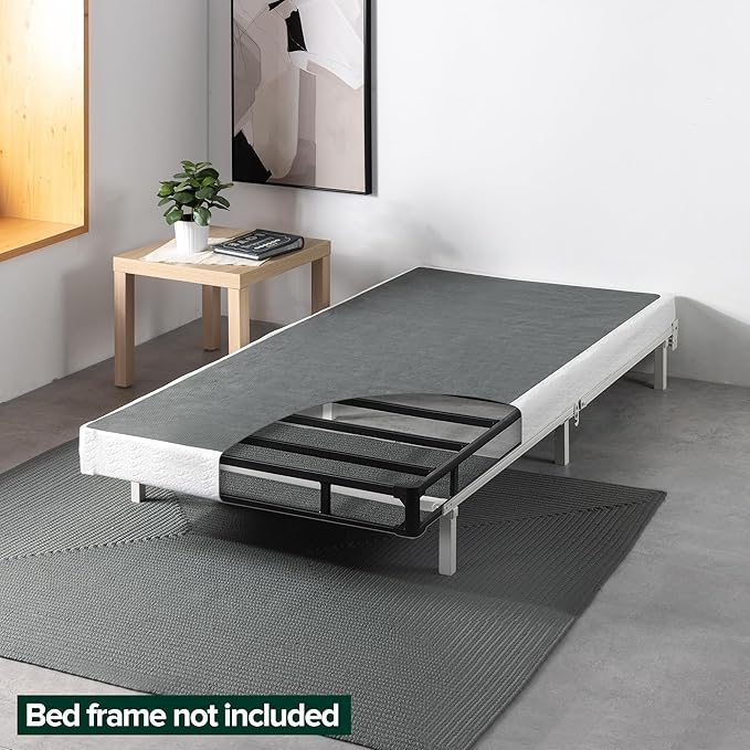 ZINUS 5 Inch Twin Metal Smart Box Spring with Quick Assembly, Mattress Foundation, Strong Metal Frame, Easy Assembly