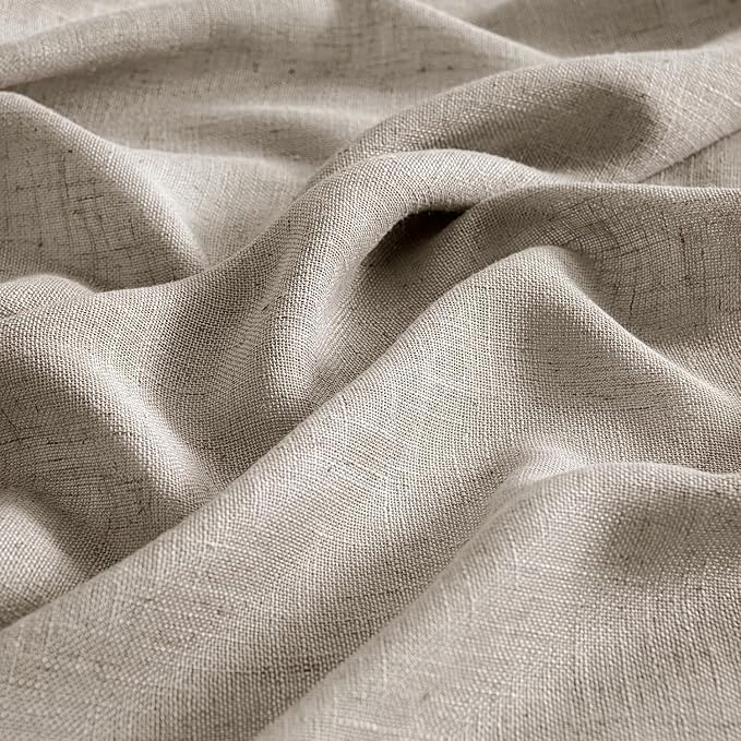 MIULEE Burlywood Birch Curtains 52x84 Inch Long 2 Panels - Image 4