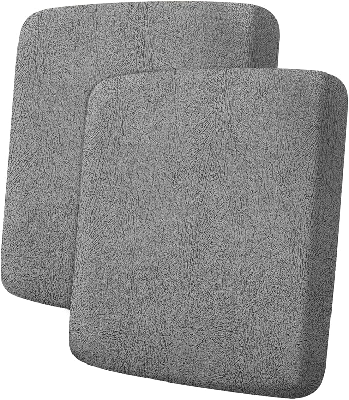ANARACHON Leather Look Couch Cushion Covers Sofa Seat Slipcovers Sets Couches by ANARACHON