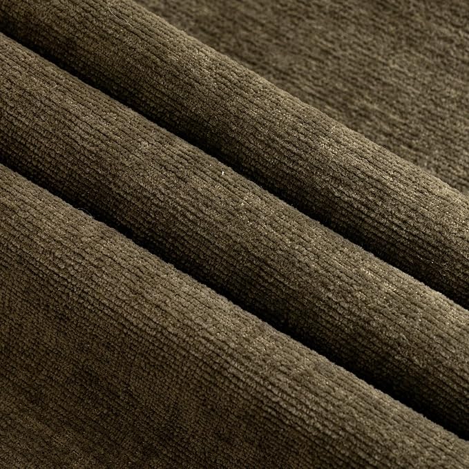 MIULEE Coffee Chenille Couch Throw Pillow Covers, 20x20 | Set of 2, Soft - Image 2