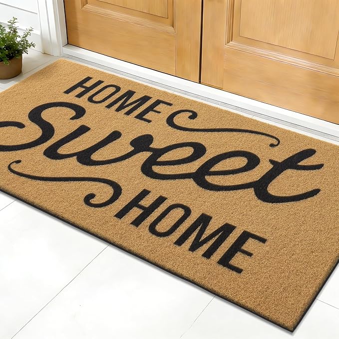 OLANLY Front Door Mat, Low Profile Doormat, Stain and Fade Resistant, by OLANLY