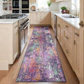RELEANY Washable Runner 2'x6' Abstract Area Rug by RELEANY