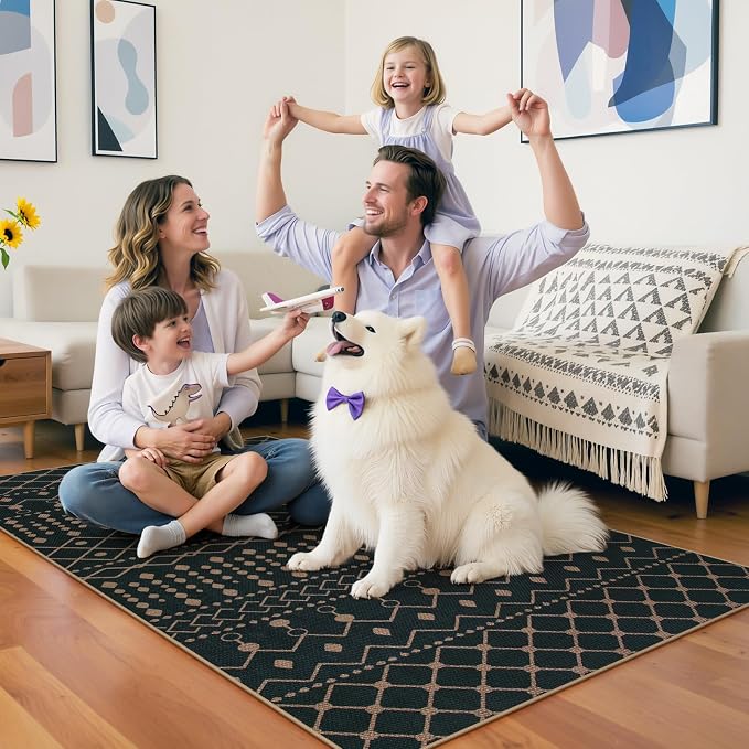 Lahome Moroccan Easy Jute 3x5 Outdoro Rug - Image 7