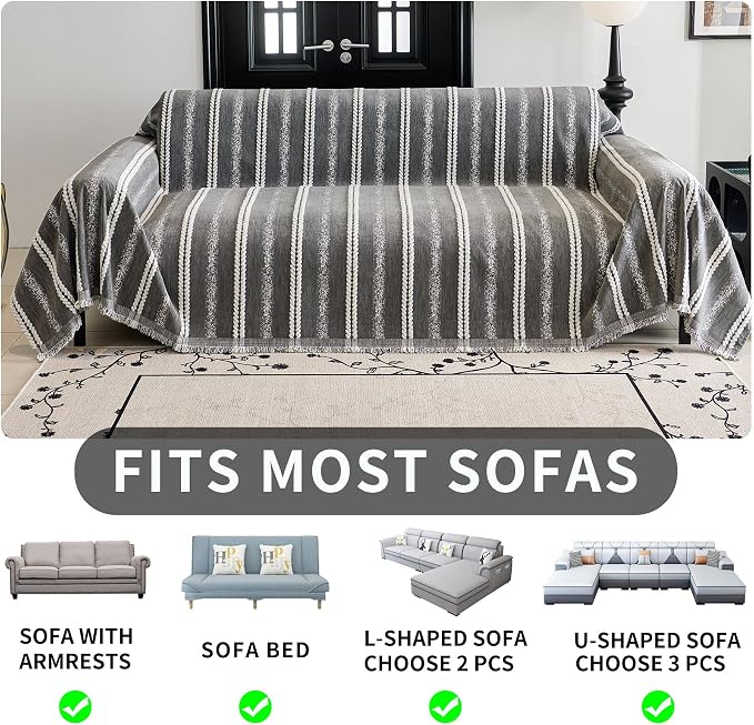 HAOMAIJIA Non Slip Couch Cover Sofa Covers - Image 5