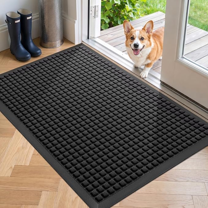 Front Door Mat Outside Entrance, Heavy Duty Waterproof Doormat | 31.5"x20" by WELDUN%E2%80%94IdealChoiceforHome