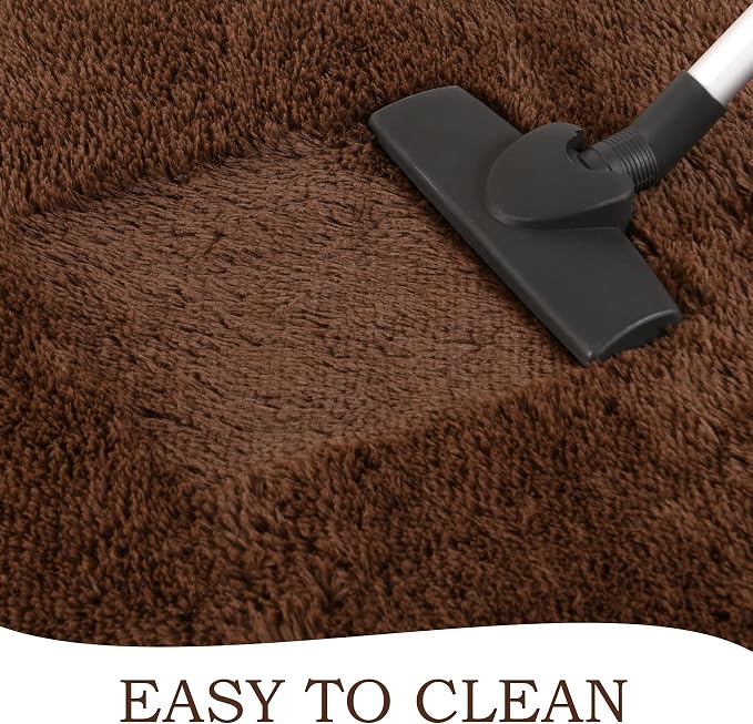 Chicrug Soft Runner Rug for Bedroom Living Room Plush Fluffy Rug 2x8 | Shag - Image 7