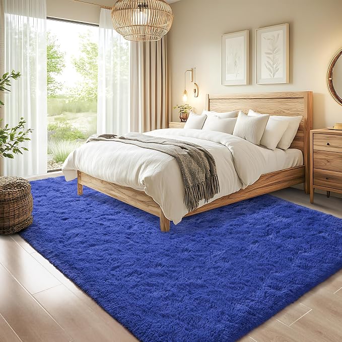 Chicrug Soft Area Rugs for Bedroom Living Room Plush Fluffy Rug 4x6 | Shag - Image 3