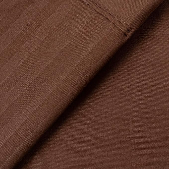 Cal King Size Bed Sheets - 6 Piece 1500 Supreme Collection Fine Brushed Microfiber Deep Pocket California King Sheet Set Bedding - 2 Extra Pillow Cases, Great Value, California King, Dobby Coffee