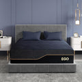 EGOHOME 14 Inch Twin XL Memory Foam Mattress for Back Pain, Cooling Copper Gel Bed in a Box, Foam Made in USA, CertiPUR-US Certified, Therapeutic Medium Firm,Daybed 38x80x14 Black