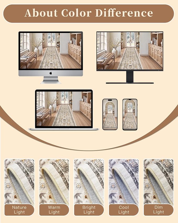 Madane Kitchen Runner Rug 2x7 - Image 10