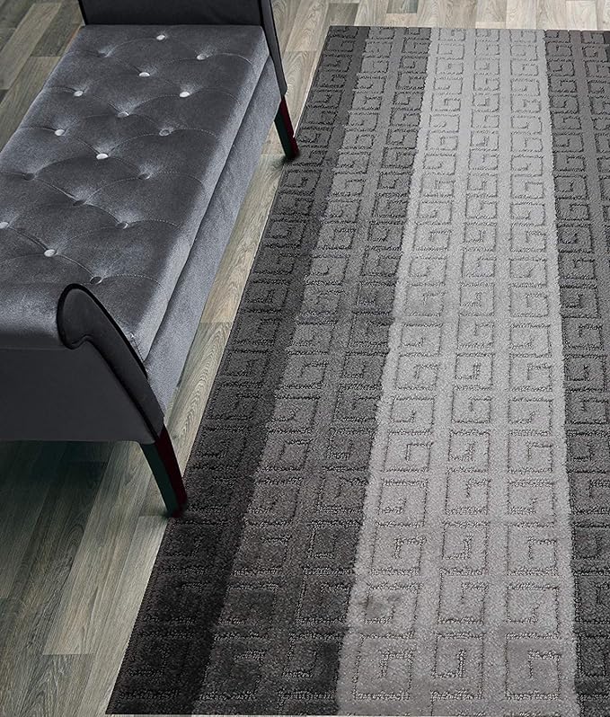 19 Ft Gray Hallway Runner Rug, Non Slip Washable, Kitchen & Entryway | 2'2" x by ORFAHOME
