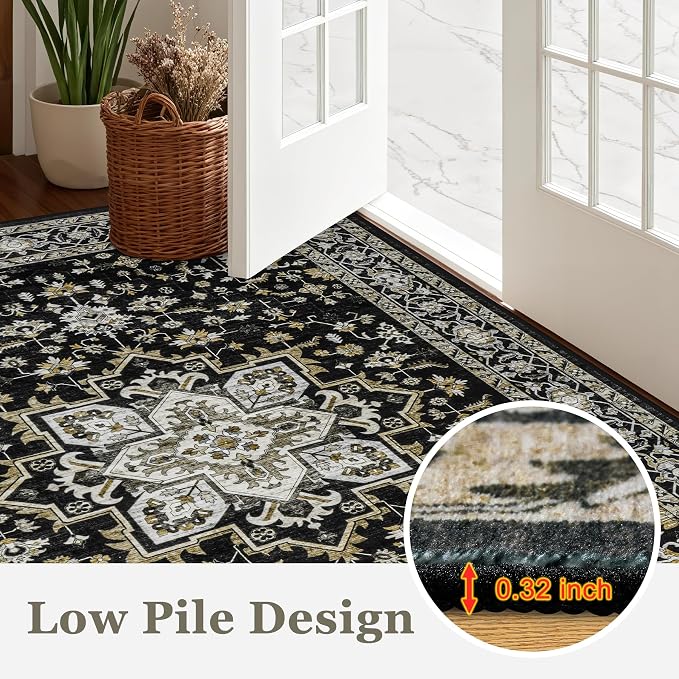 10x14 Area Rugs Living Room: Washable Rug - Image 9