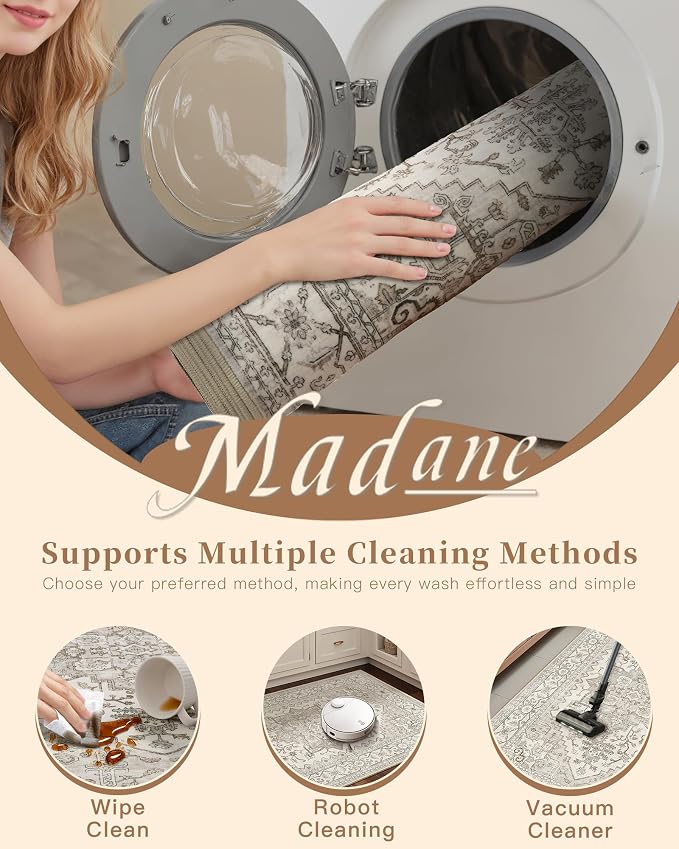 Madane Hallway Runner Rug 3x20 Washable Kitchen Runners 20ft, Soft Low-Pile - Image 8