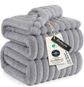 Bedsure Soft Cal Size Blanket for Bed Light Grey 102"x96" | Birthday Gifts for by Unknown
