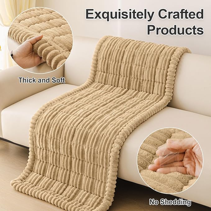 Couch Cover for Dogs, Washable Non Slip Plush Flannel Sofa Protector | Thick - Image 8