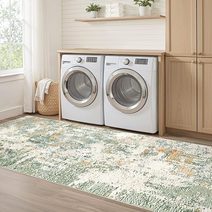 LOONGRUG Runner Rug 2x5 Machine Washable Non-Slip Kitchen Neutral Rug | Modern - Image 7