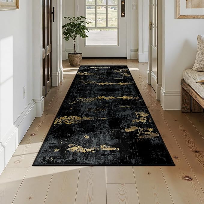 RELEANY Washable Runner 3'x8' Abstract Area Rug - Image 7