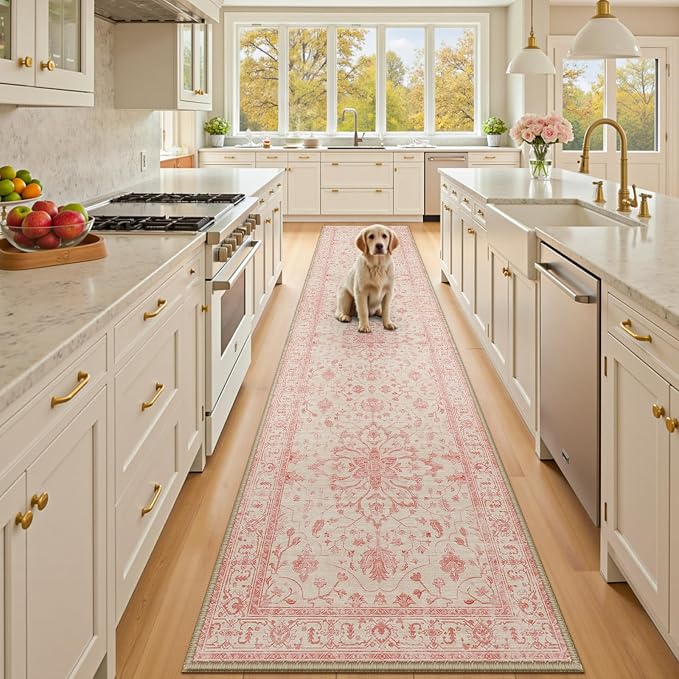 RELEANY Washable Area Rug, Runner 2'x10', Water Repellent, Pet Friendly by RELEANY